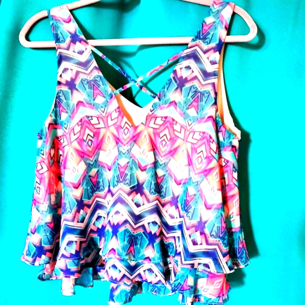 Criss Cross Back Top